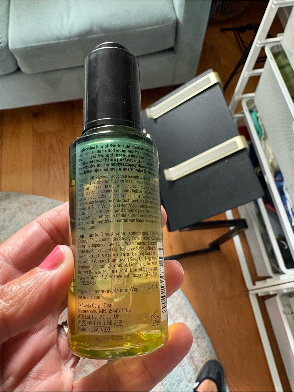 Aveda MIRACULOUS OIL High-Shine Hair Concentrate - Yellow Oil - Picture 3 of 7